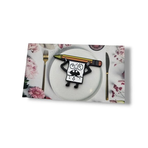 Spongebob SquarePants DoodleBob Brooch/Pin - Picture 3 of 7